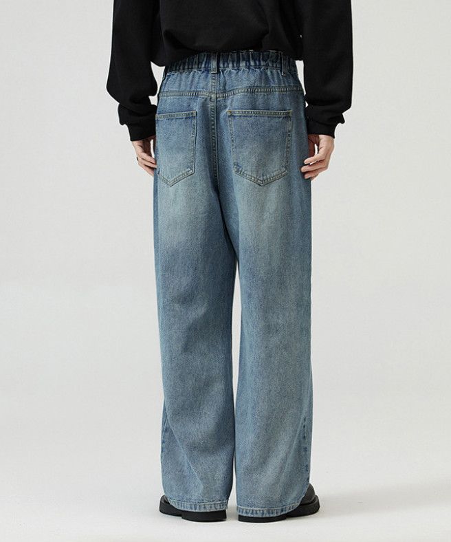 Japanese Brand American straight-leg wide-leg baggy jeans for men Size US 32 / EU 48 - 4 Thumbnail