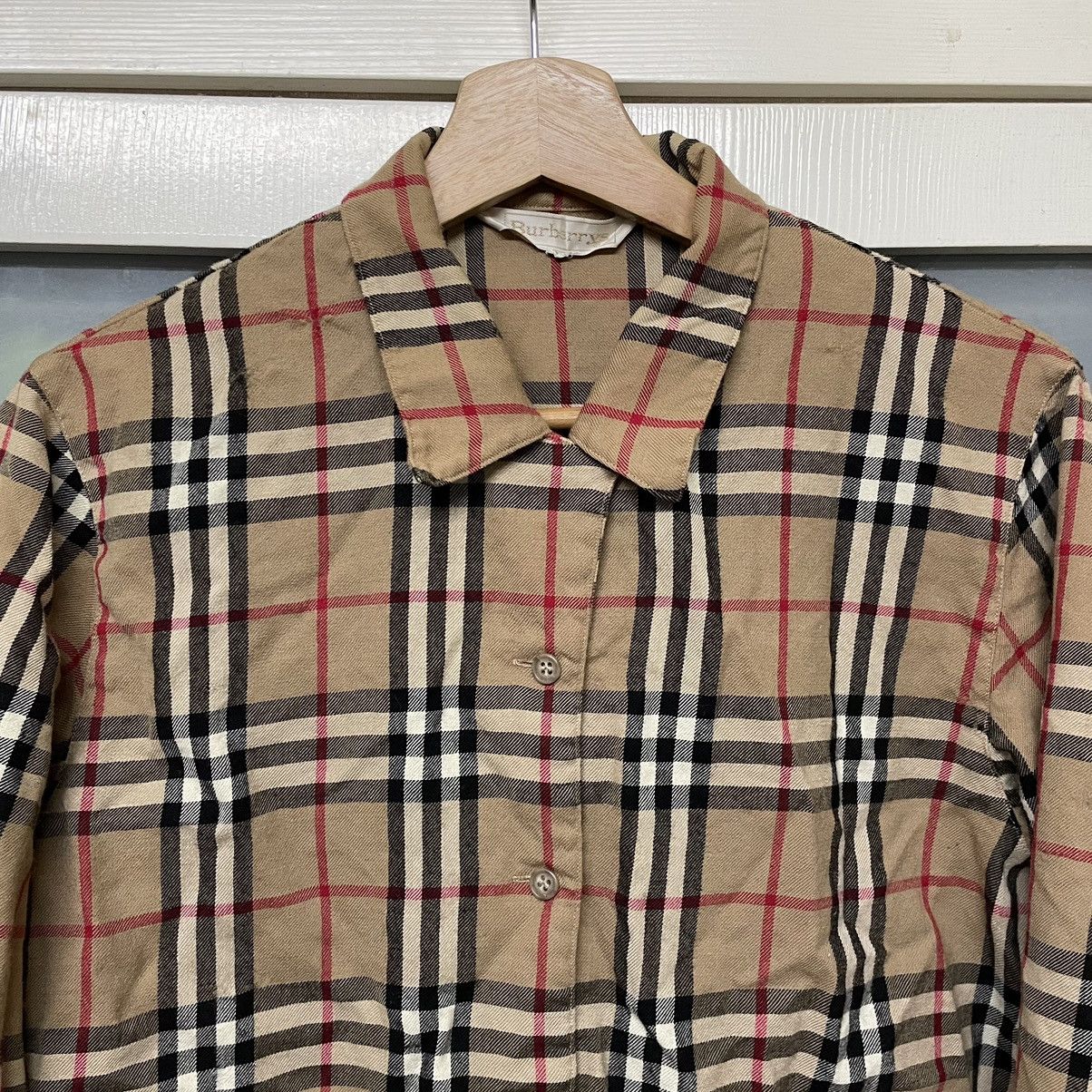 Burberry × Designer × Vintage Vintage Burberrys Nova Check Shirt Size S / US 4 / IT 40 - 3 Thumbnail