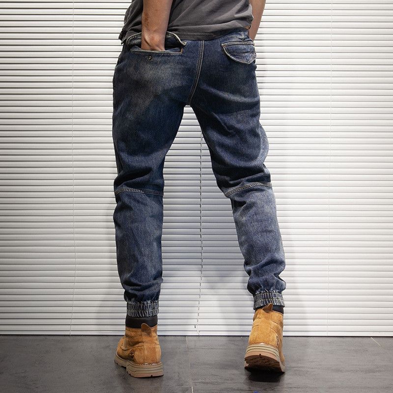 Japanese Brand Men's loose-fitting casual jeans Size US 32 / EU 48 - 3 Thumbnail