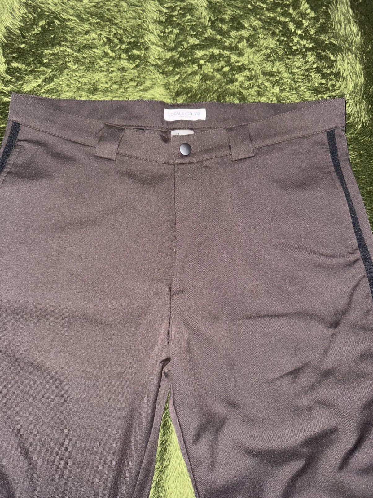 Japanese Brand [L] LOCALS ONLY Pocket Detail Side-Line Skater Pants – Brown Size US 34 / EU 50 - 4 Thumbnail