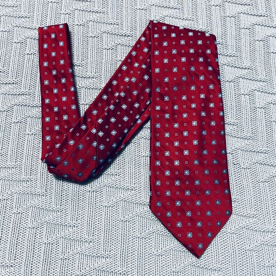 Brooks Brothers Brooks Brothers red patterned golden fleece luxury silk tie Size ONE SIZE - 1 Thumbnail