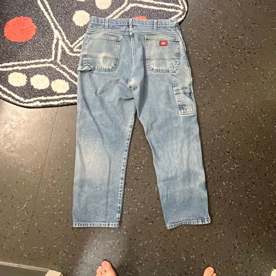 Dickies Vintage distressed and repaired Dickies Cargo Jeans Light Size US 32 / EU 48 - 2 Thumbnail