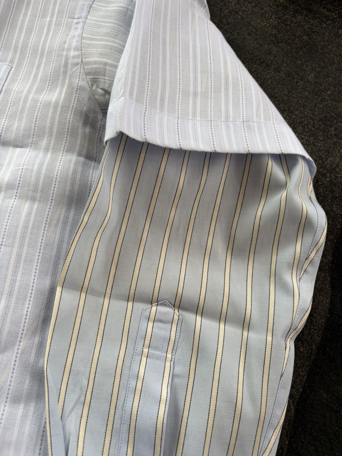 Balenciaga Balenciaga double layered stripe shirts Size US M / EU 48-50 / 2 - 4 Thumbnail