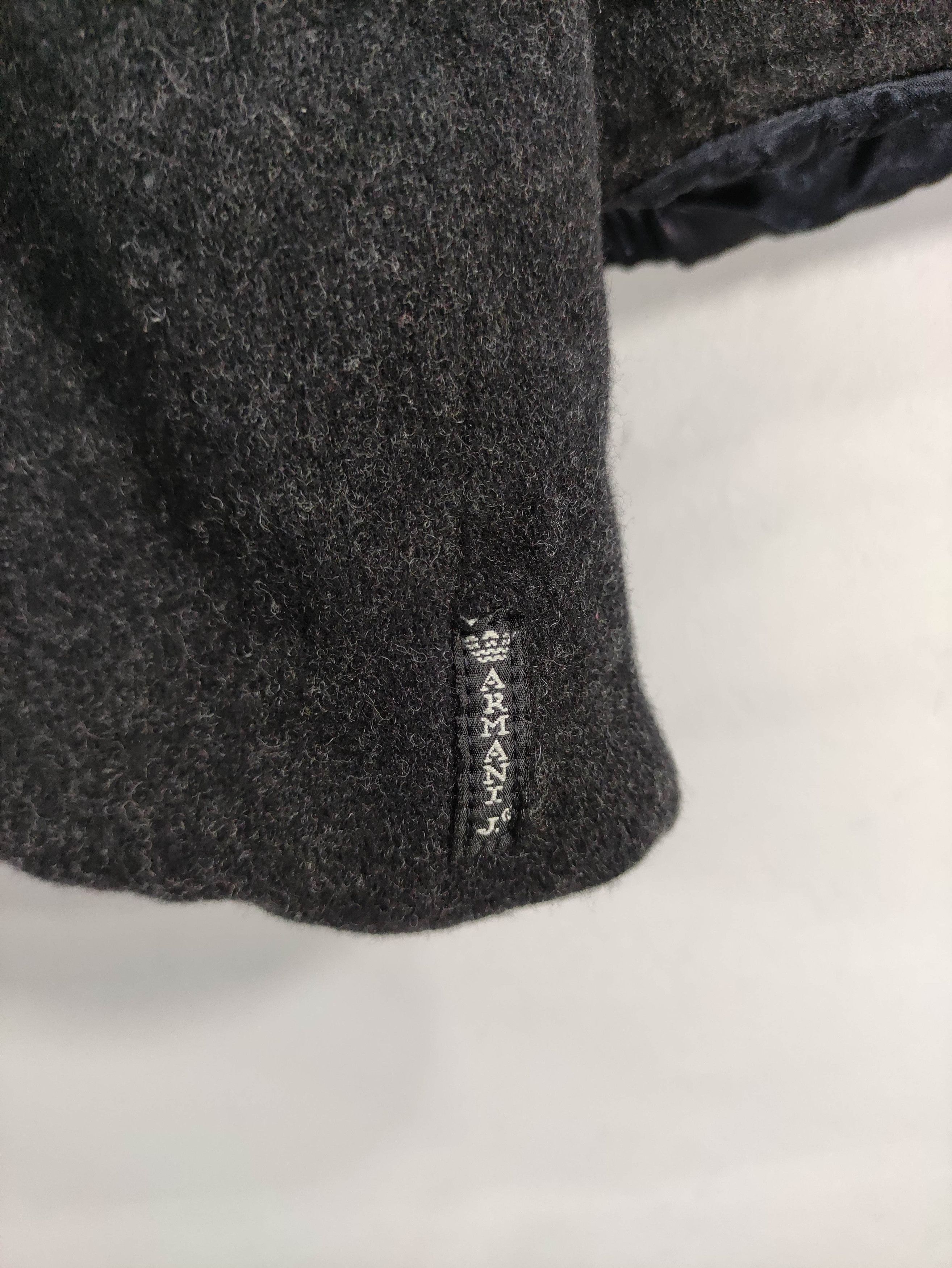 Armani Vintage Armani Jeans Shaw Coller Cardigan Wool Jacket Size L / US 10 / IT 46 - 2 Thumbnail