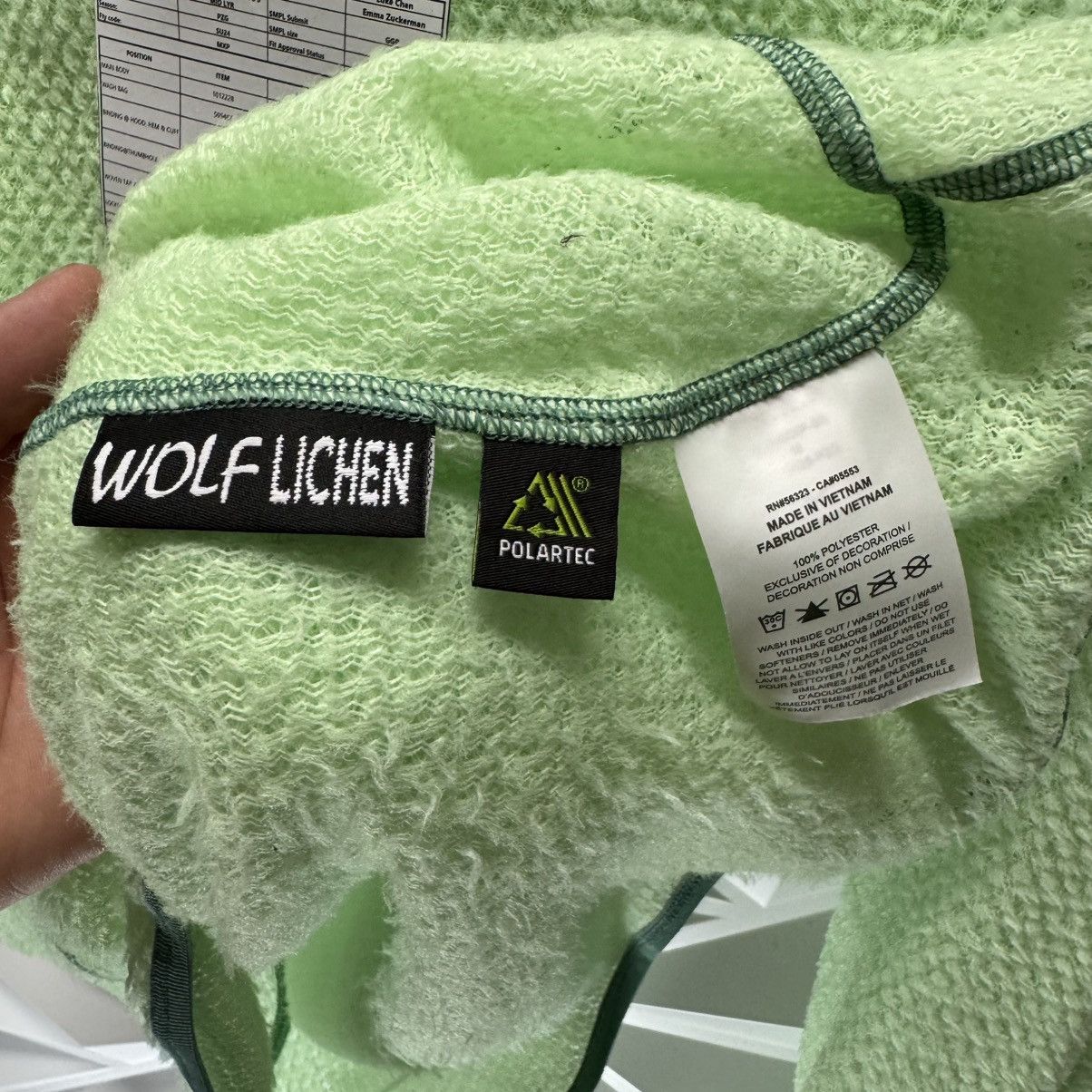 Nike ACG SAMPLE Nike ACG Wolf Lichen Top Hoodie Vapor Green Size M Size US M / EU 48-50 / 2 - 11 Thumbnail