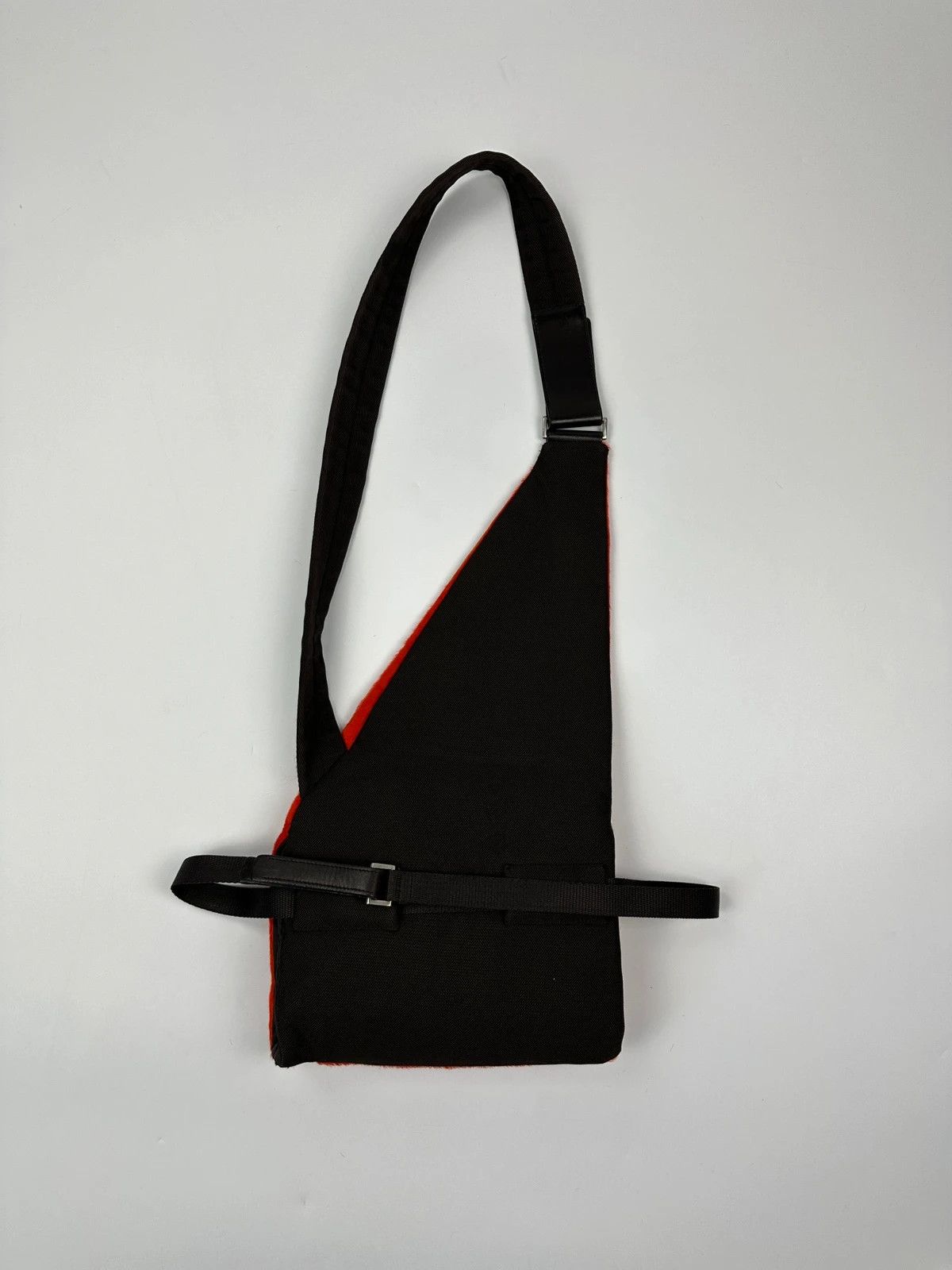 Prada Prada Milano FW99 Orange Fur Holster Chest Sling Bag Size ONE SIZE - 8 Thumbnail