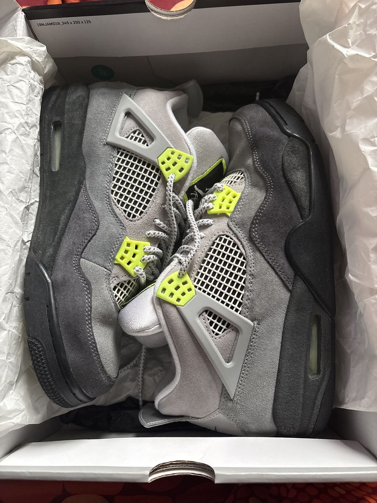 Jordan Brand Jordan 4 Retro SE 95 Neon Size US 8.5 / EU 41-42 - 1 Thumbnail