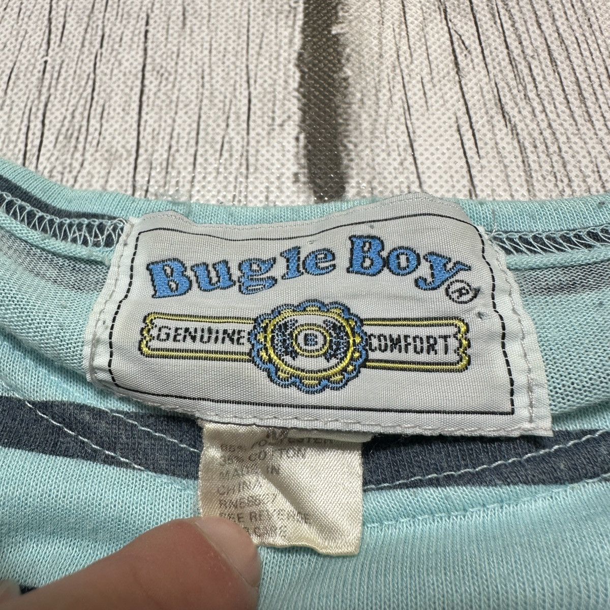 Bugle Boy × Vintage Vintage Bugle Boy striped tee Size US M / EU 48-50 / 2 - 4 Thumbnail