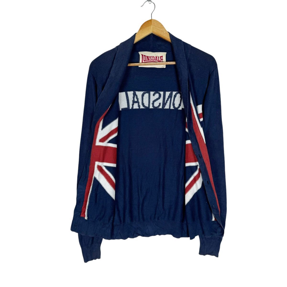 Lonsdale ☀️LONSDALE X RATTLE TRAP UK FLAGS CARDIGAN Size US L / EU 52-54 / 3 - 6 Thumbnail