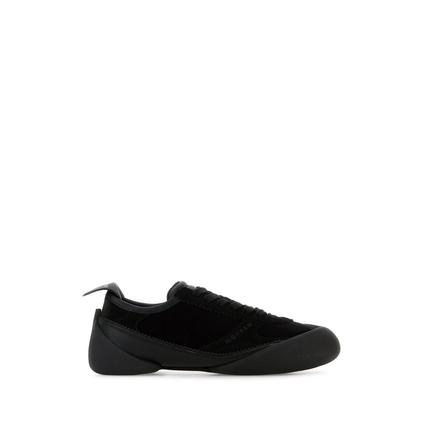 Alexander McQueen ALEXANDER MCQUEEN Black Canvas Suede Sneakers New & Authenti Size US 9 / IT 39 - 1 Thumbnail