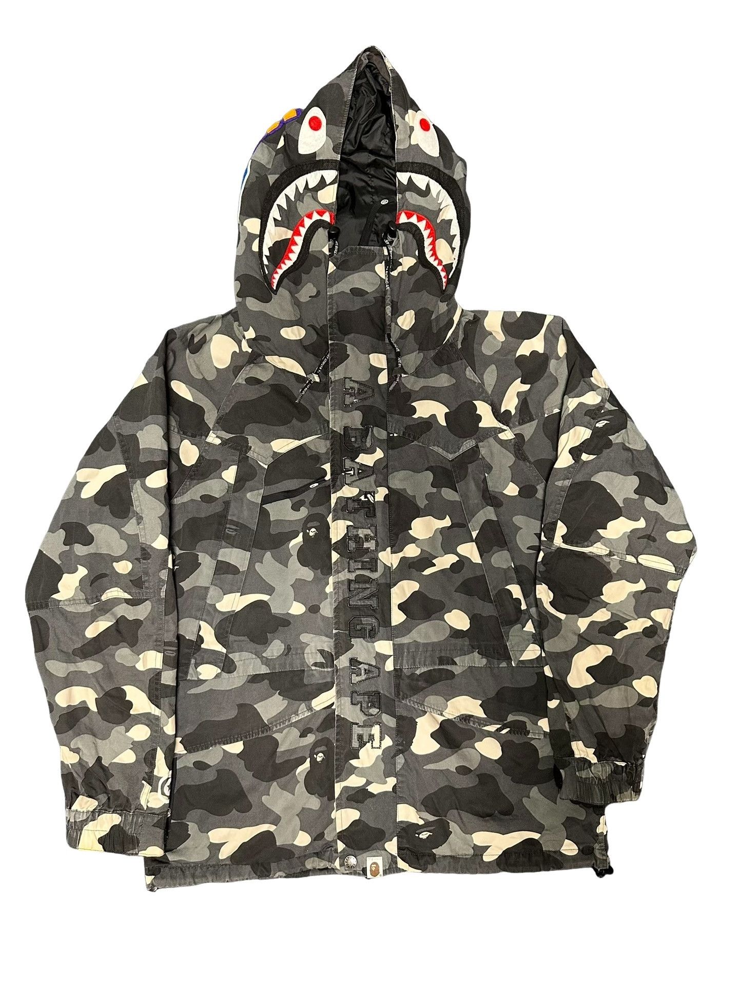 Bape BAPE Camo Shark Full Zip Jacket Size XL Size US XL / EU 56 / 4 - 1 Thumbnail