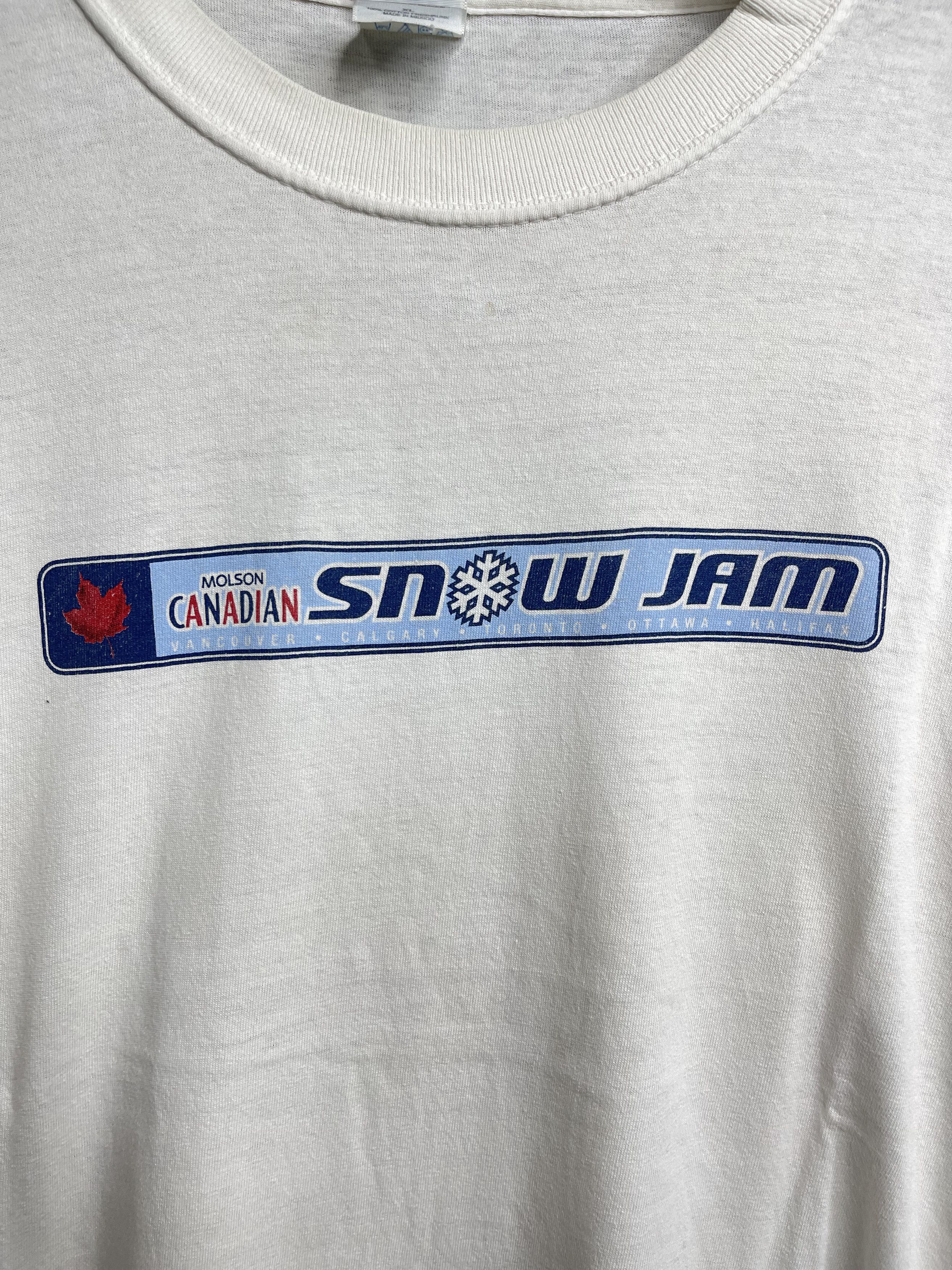 Vintage Vintage Molson Canadian SNOW JAM Beer Promo Tee XL Size US XL / EU 56 / 4 - 2 Thumbnail