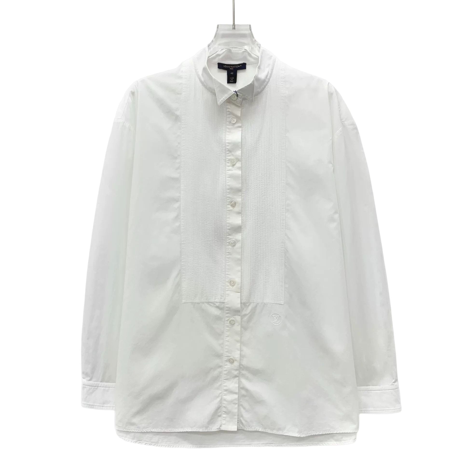 Louis Vuitton Louis Vuitton Embroidered Logo Shirt 42 Size US L / EU 52-54 / 3 - 1 Thumbnail
