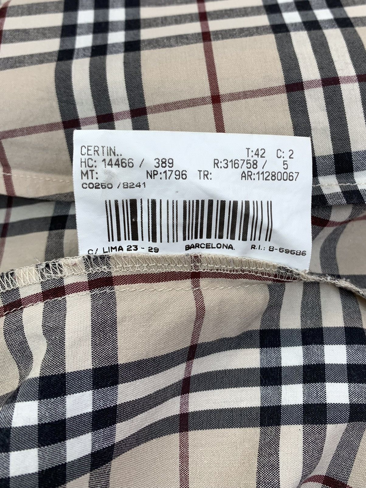 Burberry Burberry Vintage 90s Nova Check Womens Button Shirt Size 42 Size M / US 6-8 / IT 42-44 - 10 Thumbnail