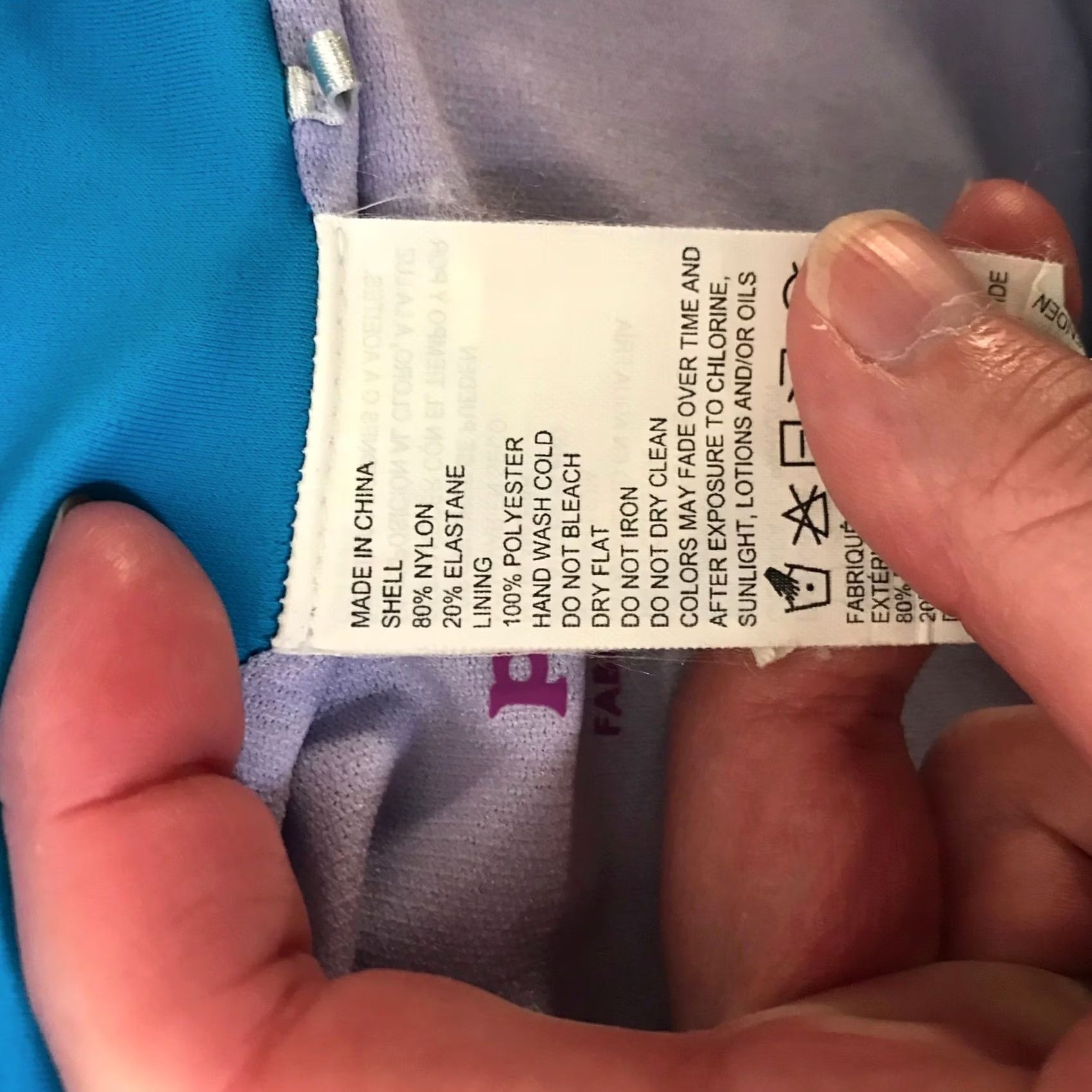Prana Prana Womens XS Bottoms Bikini Multicolor Geometric Mandala Turquoise Purple Elastic Waist Lined Logo Charm Size 26" / US 2 / IT 38 - 7 Thumbnail
