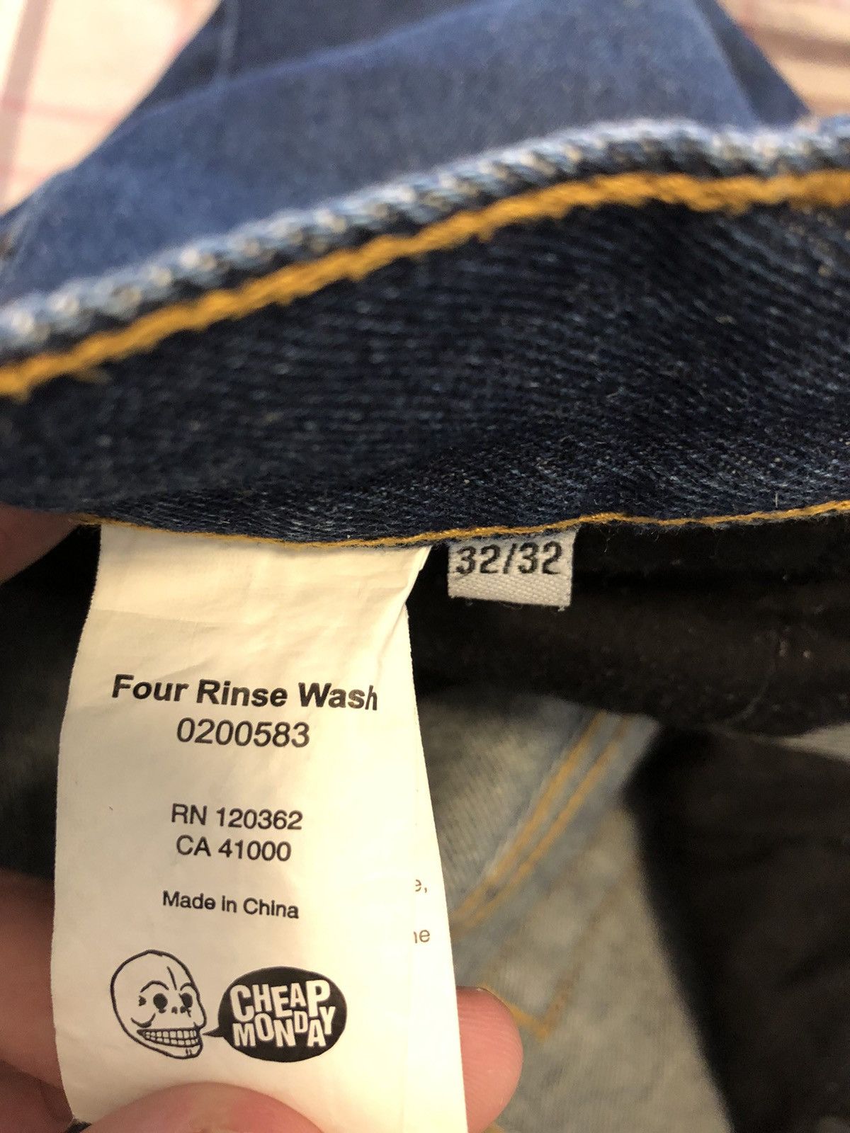 Cheap Monday Cheap Monday Four Rinse Wash Slim Jeans Size US 32 / EU 48 - 4 Thumbnail