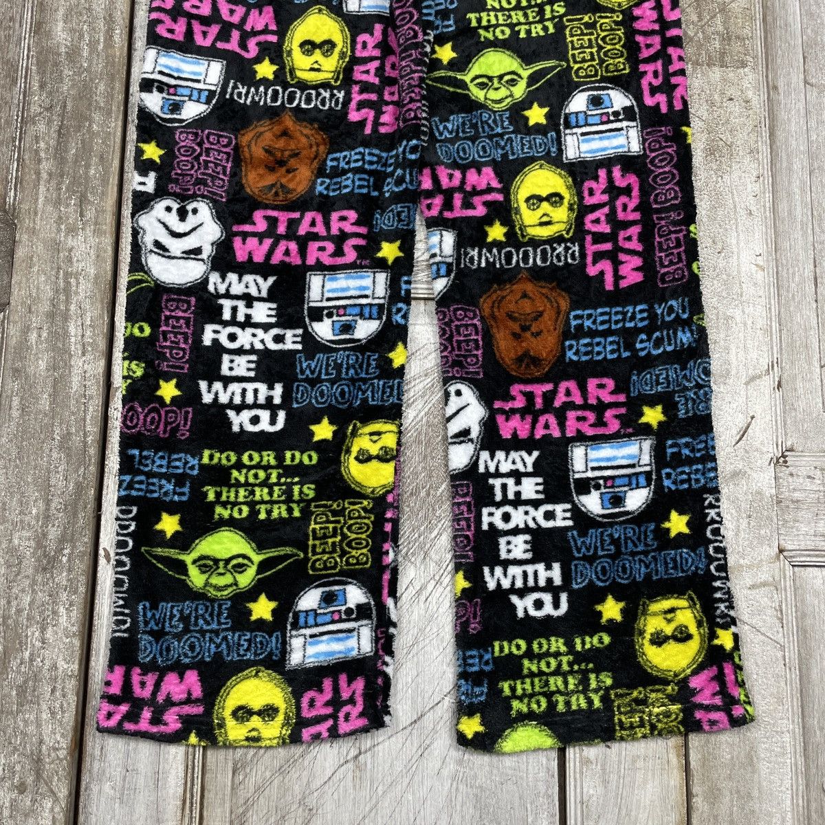 Star Wars × Vintage Vintage Fleece Star Wars Overprint Sweatpants Size 31" - 6 Thumbnail