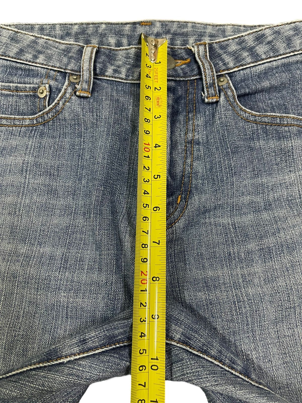 Uniqlo Vintage Japanese Uniqlo Blue Wash Style Flare Jeans Size 27" / US 4 / IT 40 - 13 Thumbnail