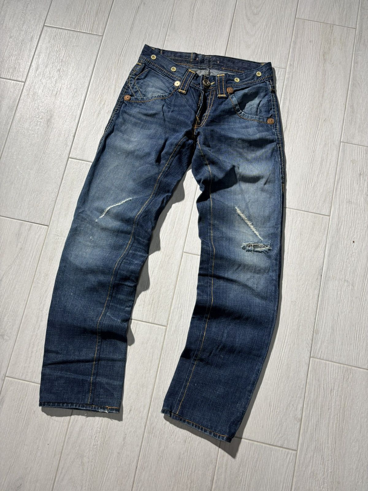 True Religion Y2K True Religion Jeans Denim Distressed USA Chief Keef Size US 29 - 6 Thumbnail