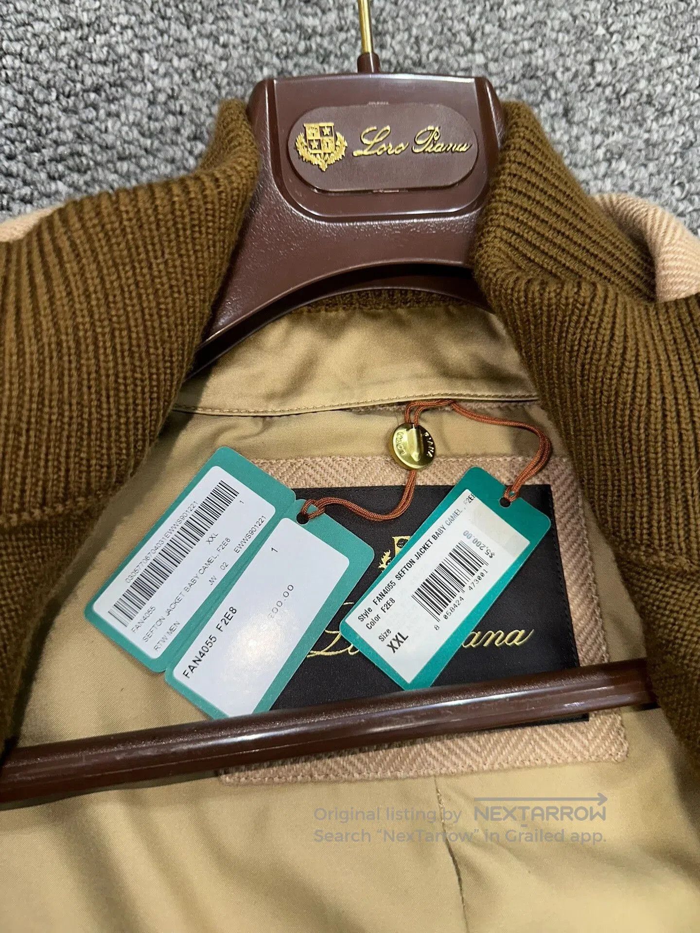 Loro Piana Loro Piana Baby Camel Blazer with Sweater. Size US XXL / EU 58 / 5 - 5 Thumbnail