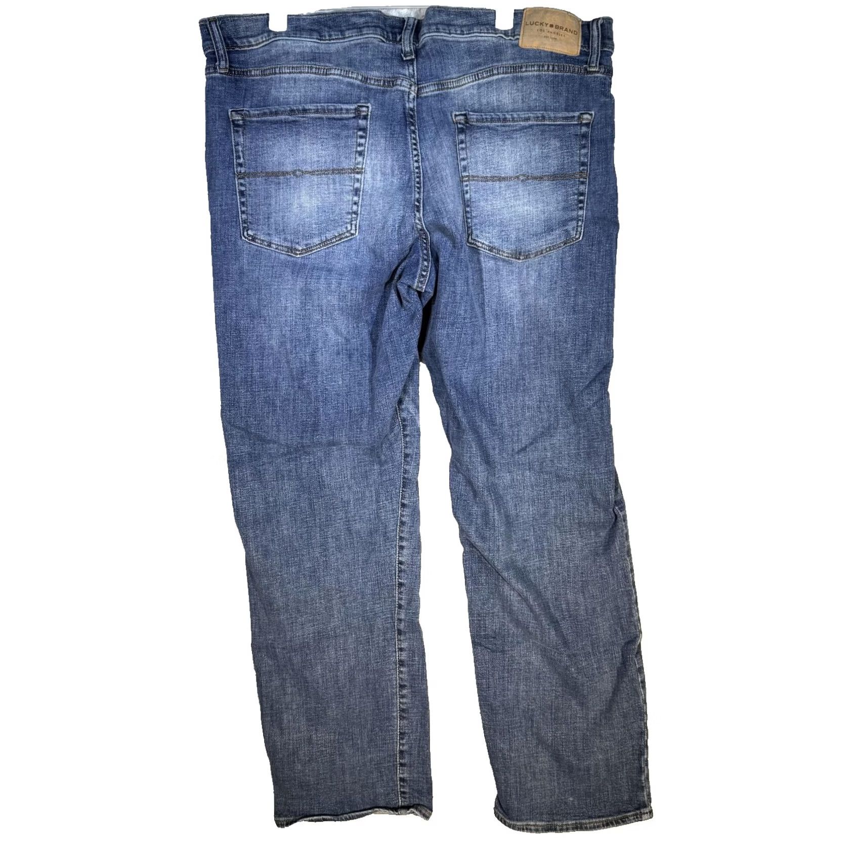 Lucky Brand Lucky Brand 363 Vintage Straight Blue Jeans Mens Size 38 - 30in Waist Size US 38 / EU 54 - 2 Thumbnail