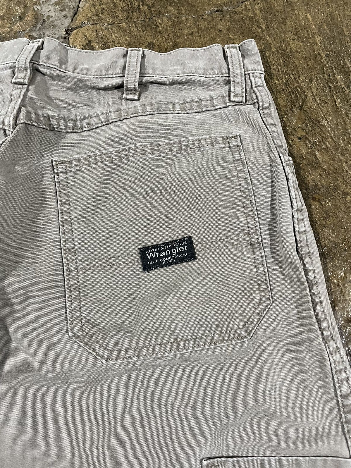 Carhartt × Vintage × Wrangler Crazy Carhartt Style Wrangler Workwear Skater Shorts Unique Size US 34 / EU 50 - 4 Thumbnail