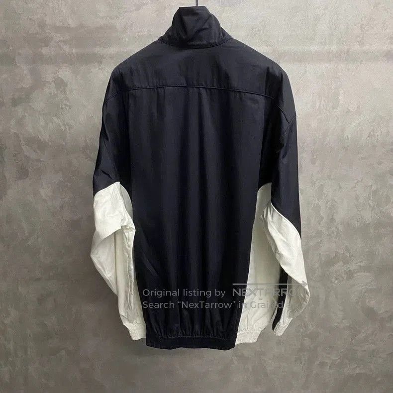 Balenciaga Balenciaga Black White Logo Windbreaker Jacket. Size US S / EU 44-46 / 1 - 2 Thumbnail