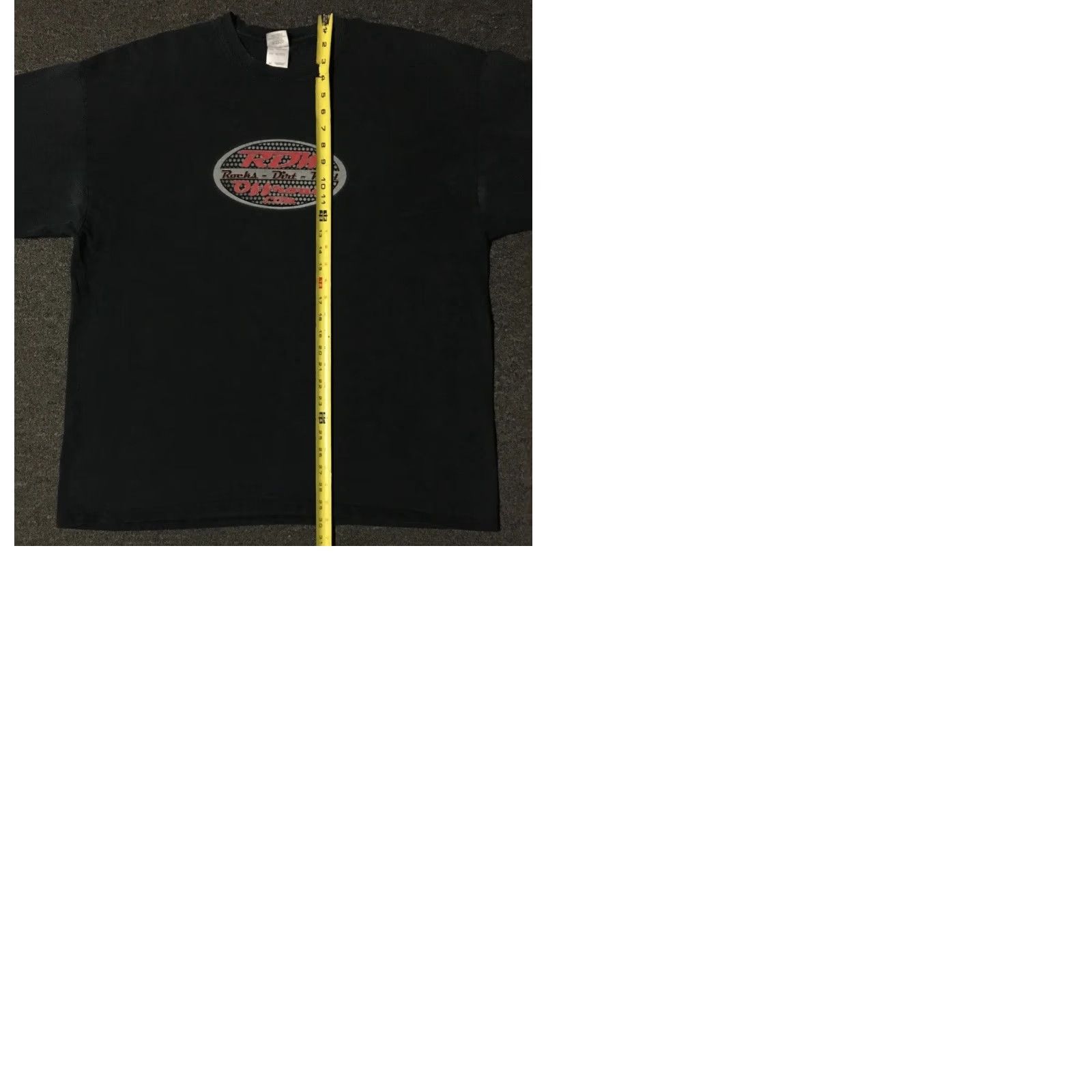 Vintage Vtg Dirt Bike T-Shirt MX Motocross Racing Black 2XL Short Sleeve Men Grunge 90s Vintage Rocks Dirt Mud Distressed Shirt XXL Size US XXL / EU 58 / 5 - 10 Thumbnail