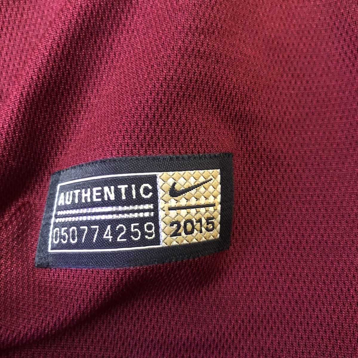 Nike Roma 15/16 player issue home shirt #10 Totti Size US XL / EU 56 / 4 - 8 Thumbnail