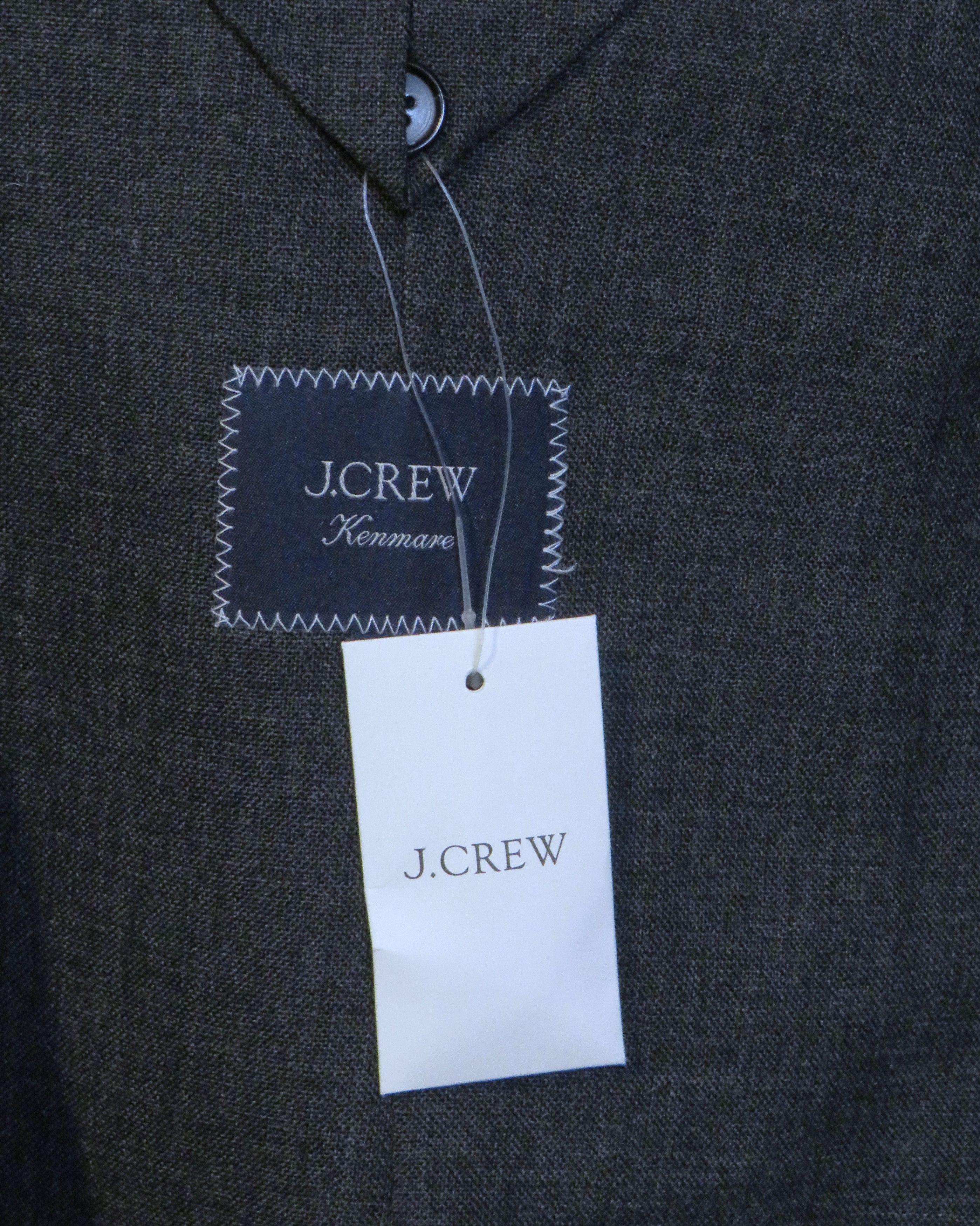 J.Crew Kenmare Halstead Gray Fresco Wool Two Button Suit 44R NWT Size 44R - 17 Thumbnail