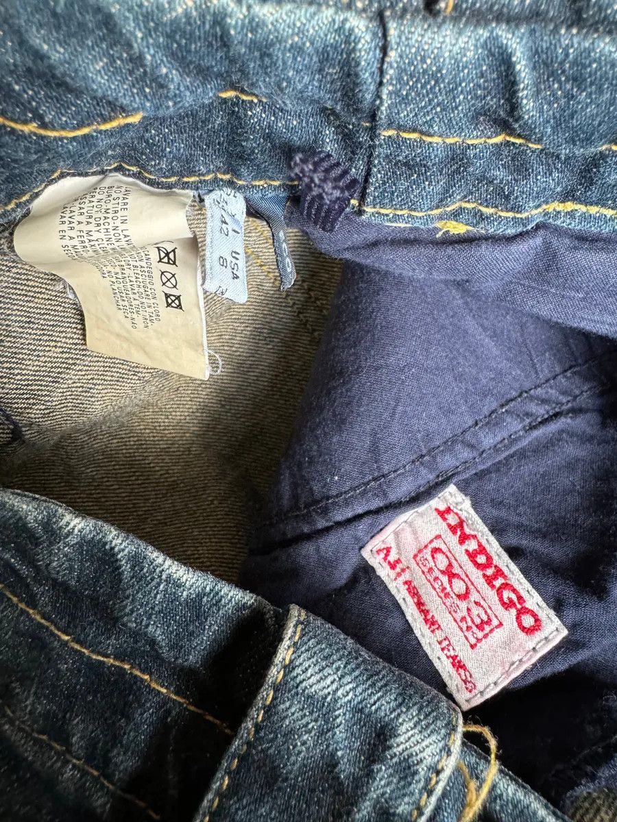 Armani × Designer × Vintage AW2005 Armani Avant-Gardist Blue Cargo Denim Jeans Size US 30 / EU 46 - 7 Thumbnail