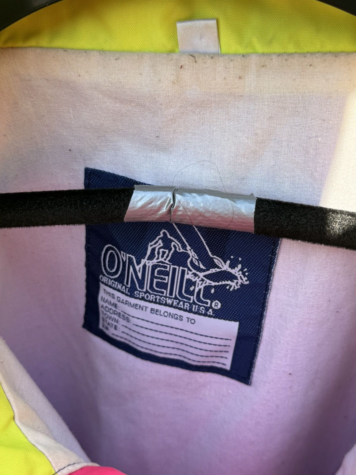 O'Neill Vintage 80s Team Oneill Coloblock Rain Jacket Size US L / EU 52-54 / 3 - 7 Thumbnail