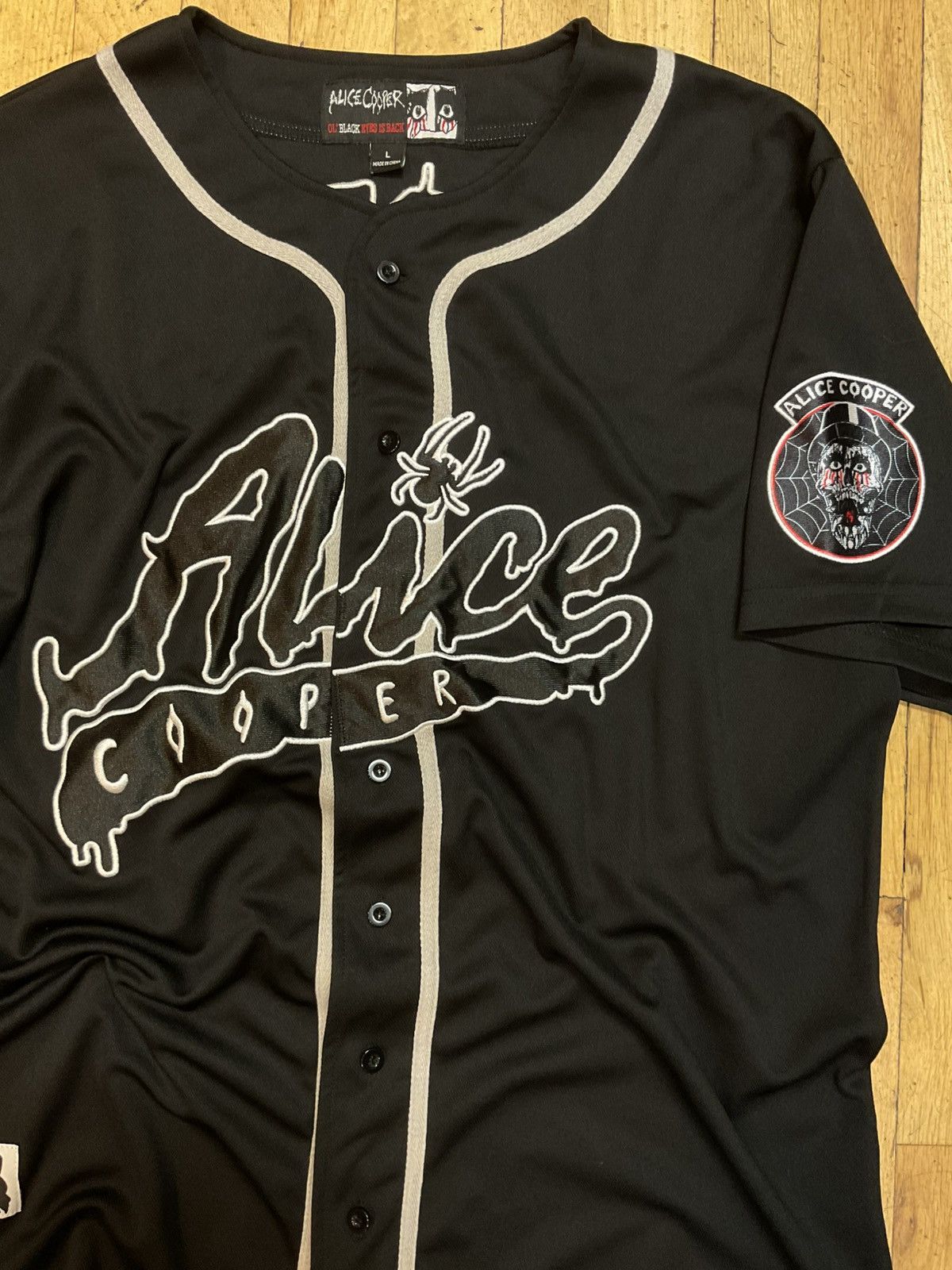 Band Tees ALICE COOPER BASEBALL JERSEY TOUR Size US XL / EU 56 / 4 - 2 Thumbnail