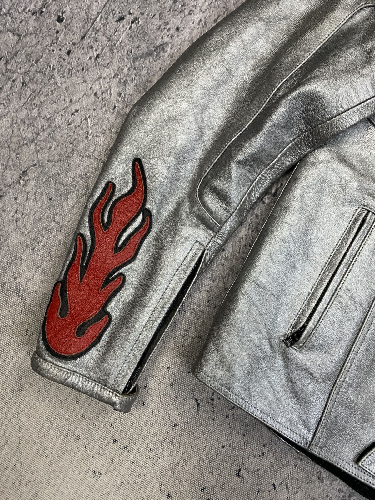 Japanese Brand × Vintage Leather Jacket Racing Dragon Streetwear USA Size US M / EU 48-50 / 2 - 7 Thumbnail