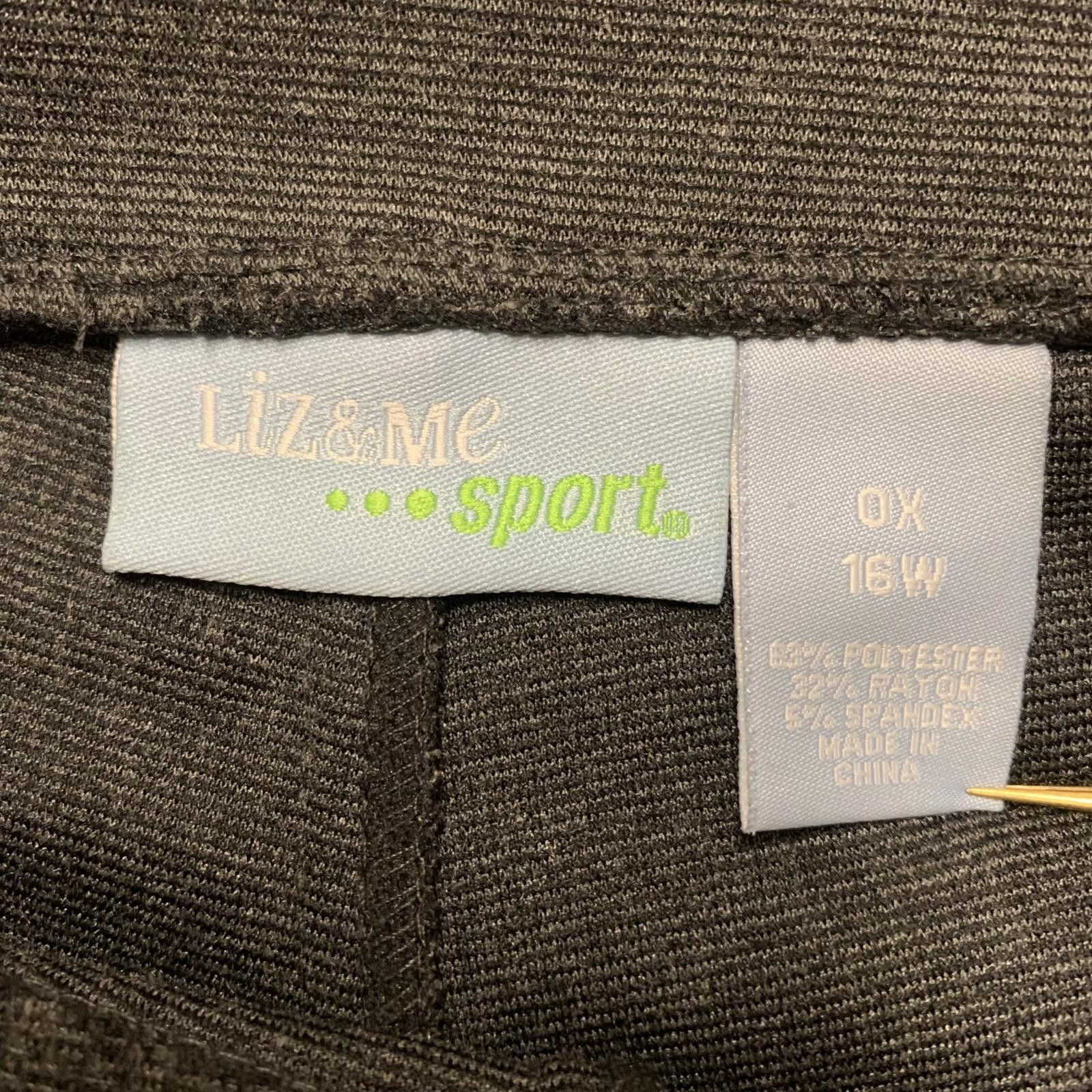 Other Liz & Me Sport Women's Size 16 Wide Gray Capris 38 x 26 Size 38" / US 16 / IT 52 - 4 Thumbnail