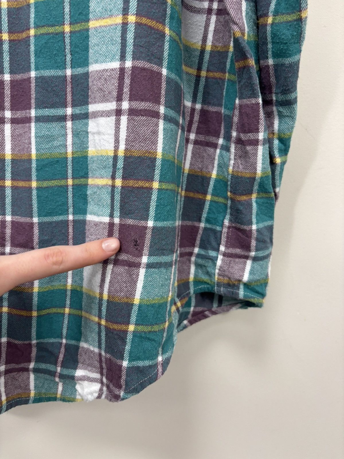 Levi's Levi’s Silver Tab Oversized Men’s Plaid Check Flannel Shirt Size US XL / EU 56 / 4 - 20 Thumbnail