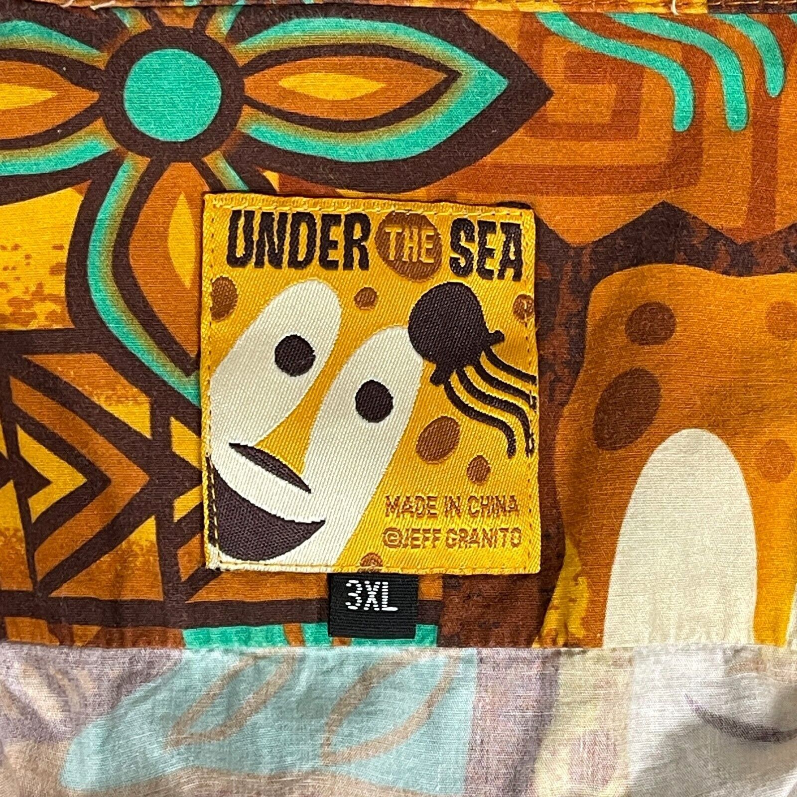 Other Jeff Granito SpongeBob Mens Tiki Hawaiian Shirt size 3XL 58 Size US XXL / EU 58 / 5 - 2 Thumbnail