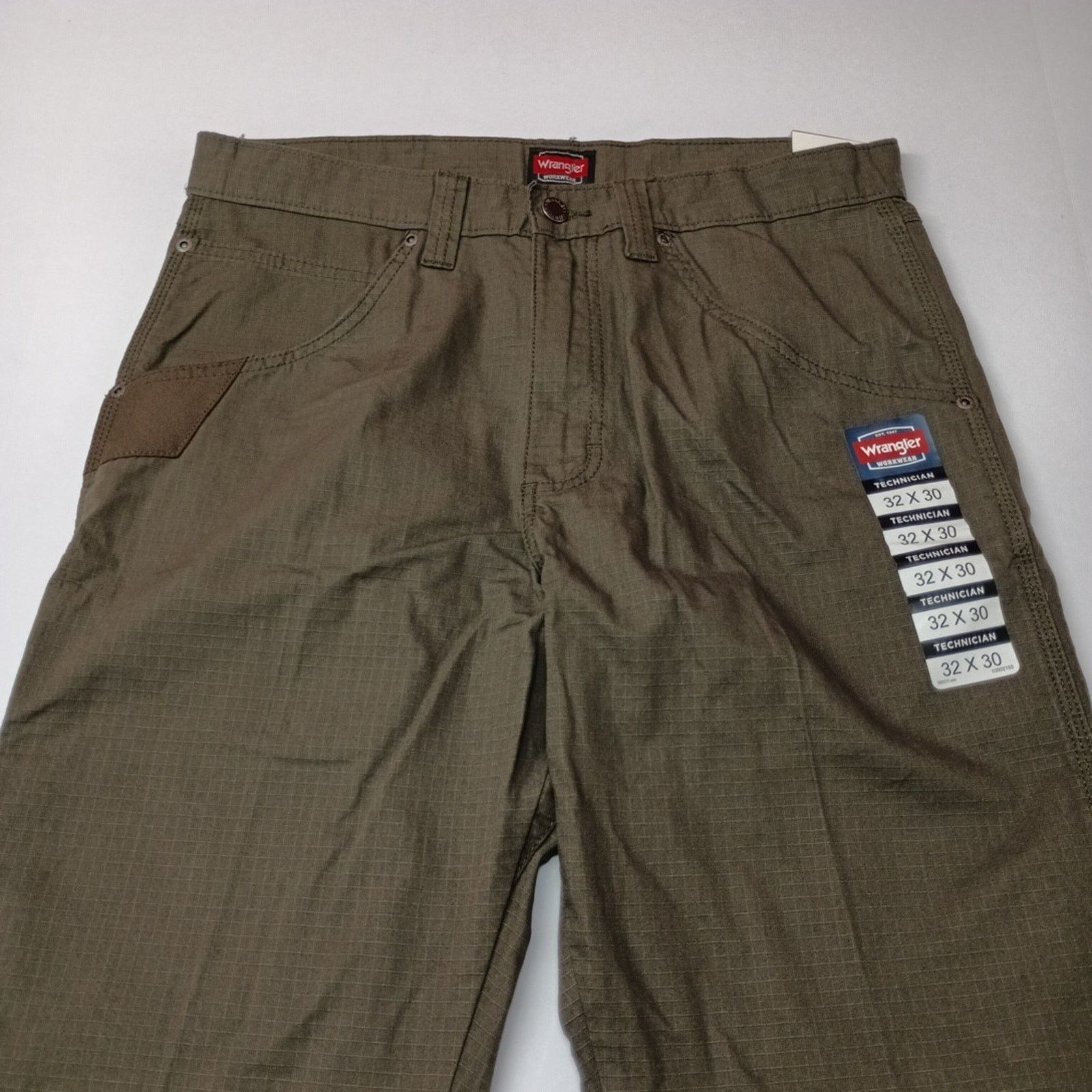 Wrangler Wrangler Technician Ripstop Pants Men's 32x30 Loden Relaxed Size US 32 / EU 48 - 4 Thumbnail