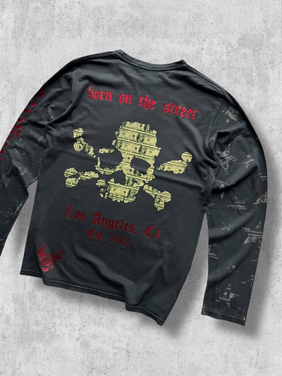 Christian Audigier SMET made in USA by CHRISTIAN AUDIGIER long sleeve tee Size US L / EU 52-54 / 3 - 1 Thumbnail