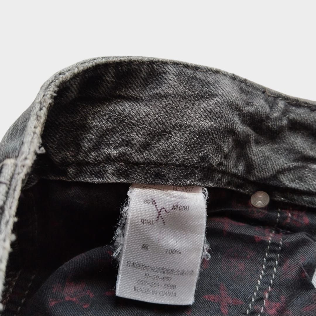 If Six Was Nine × Le Grande Bleu (L.G.B.) × Tornado Mart Blood by blue whisker effect splatter jean Size US 30 / EU 46 - 5 Thumbnail