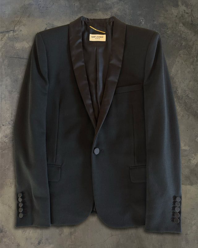 Saint Laurent Paris SAINT LAURENT FW2012 LE SMOKING BLAZER Size 36R - 1 Thumbnail