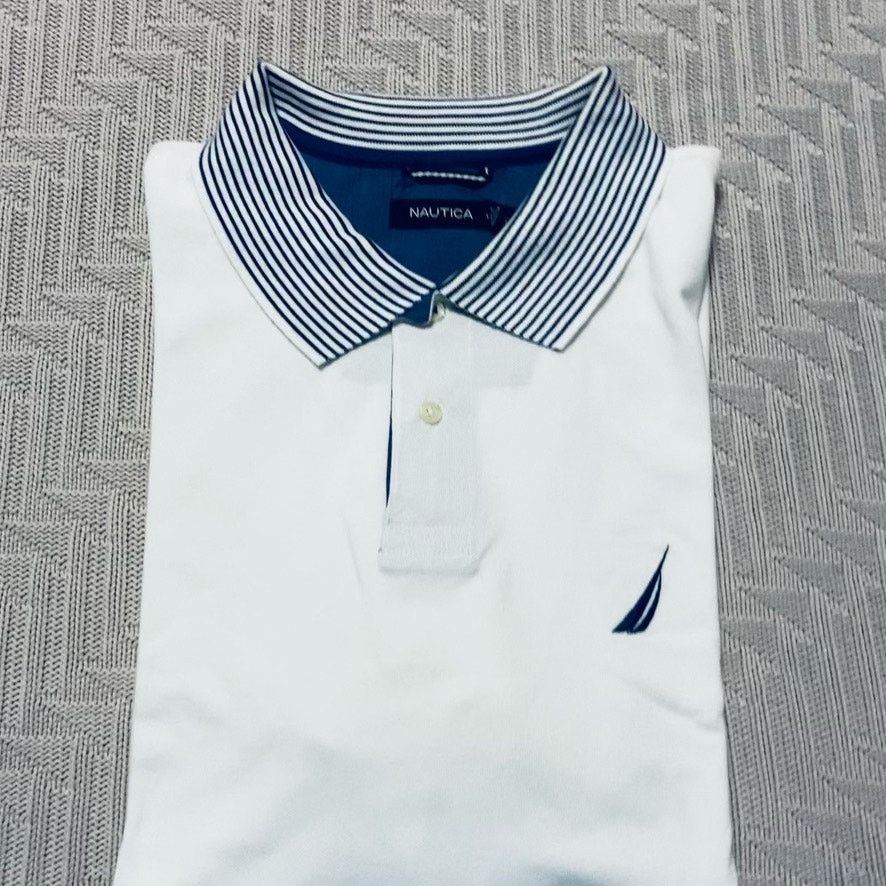 Nautica Nautica white polo shirt Size US L / EU 52-54 / 3 - 1 Thumbnail