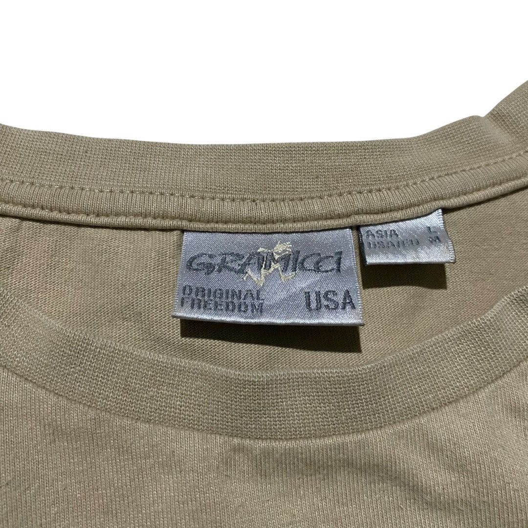 Gramicci Gramicci one point pocket light brown tee Size US L / EU 52-54 / 3 - 4 Thumbnail