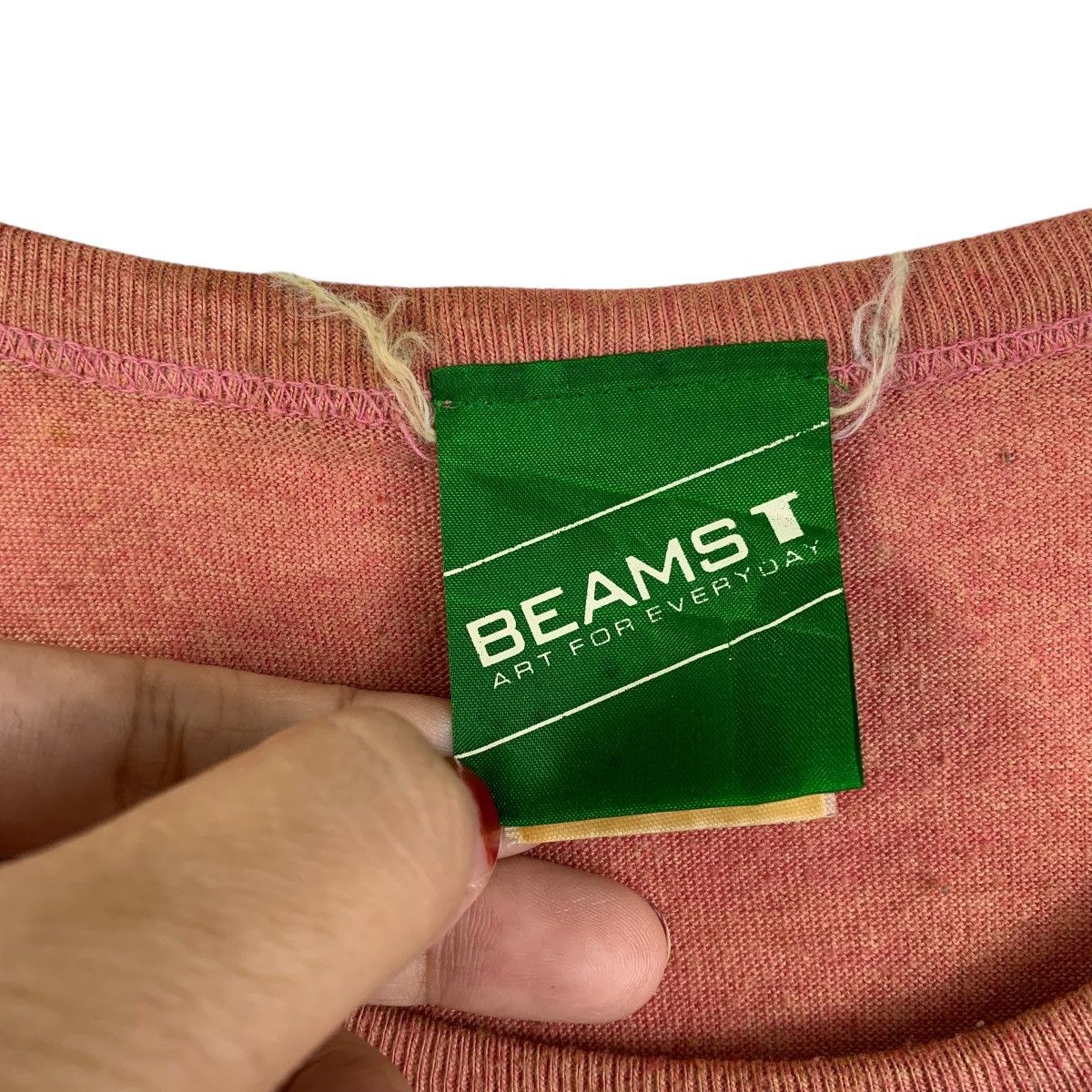Beams Plus BEAMS T Shake The Spirit Tee Pink Graphic Japan Streetwear Size US L / EU 52-54 / 3 - 3 Thumbnail