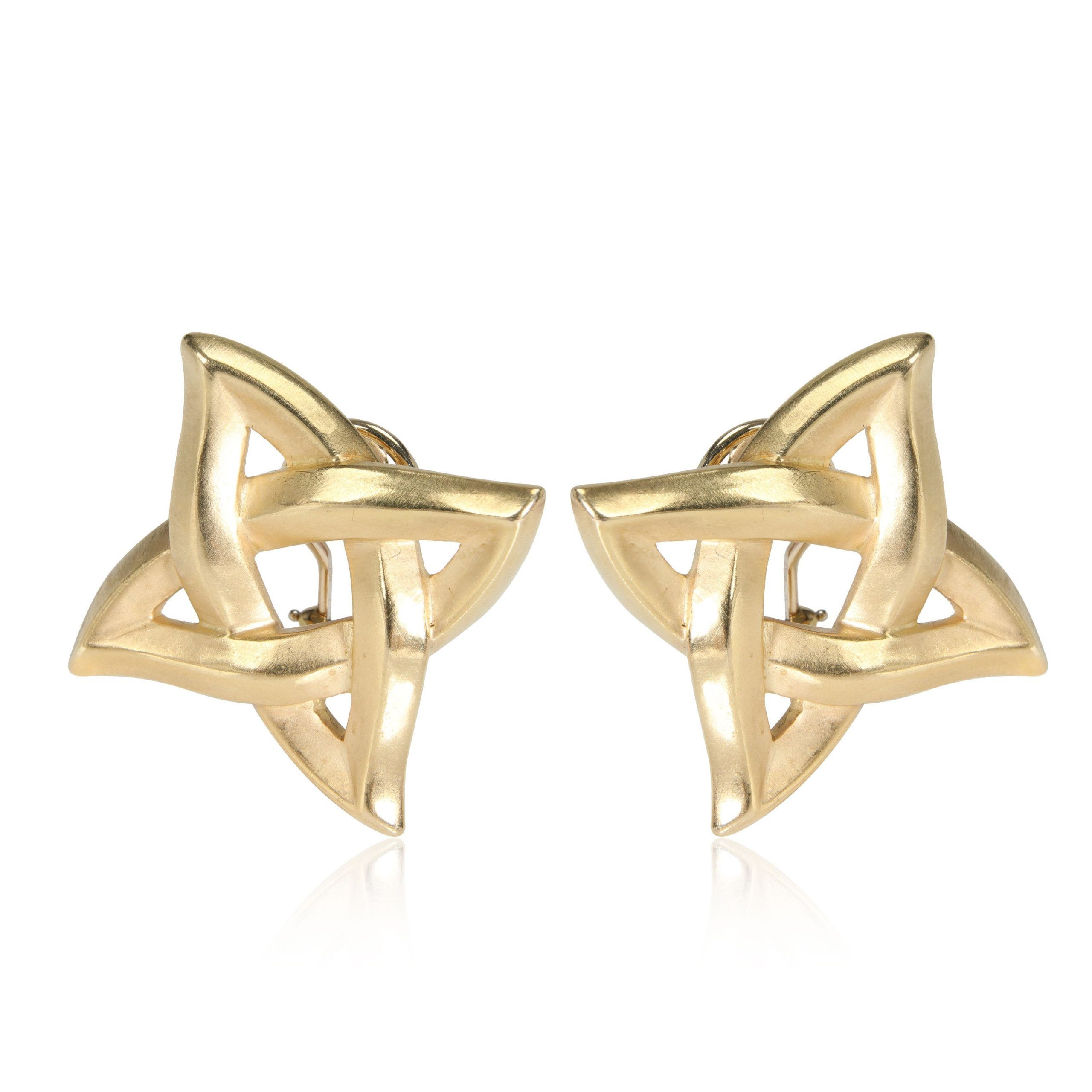 Other Angela Cummings Celtic Knot Earrings in 18K Yellow Gold Size ONE SIZE - 1 Thumbnail
