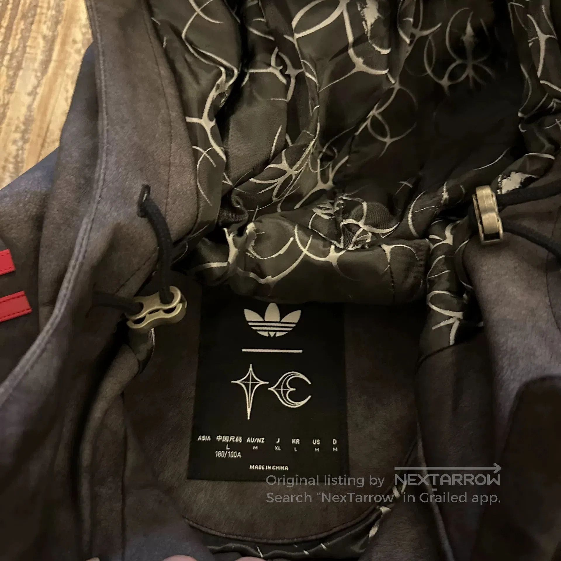 Adidas adidas Originals x THUG CLUB Hooded Jacket. Size US M / EU 48-50 / 2 - 7 Thumbnail