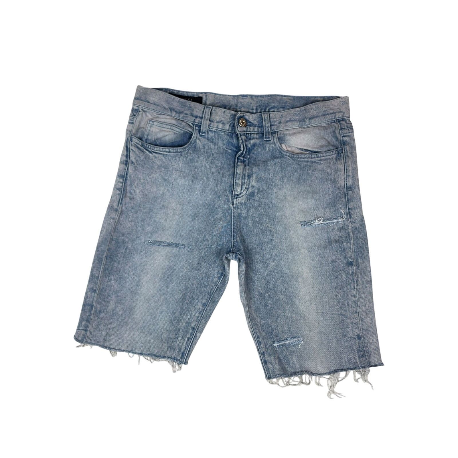 Gucci Gucci Blue High Rise Shorts 42 Size US 31 - 1 Thumbnail