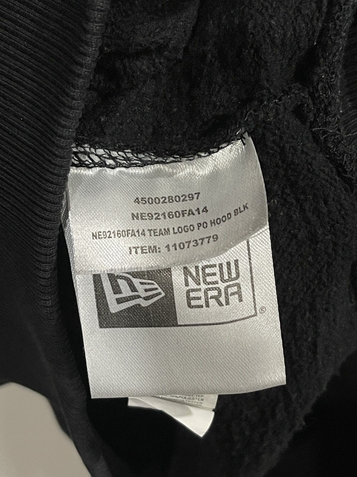 New Era NFL hoodie sweatshirt new era black big logo XS Size US XS / EU 42 / 0 - 9 Thumbnail