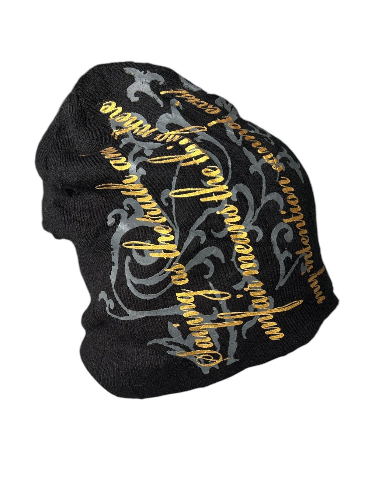 Japanese Brand × Kapital × Vintage Japanese Punk Bondage Style Beanie Hats 🎌☠️☠️ Size ONE SIZE - 1 Thumbnail