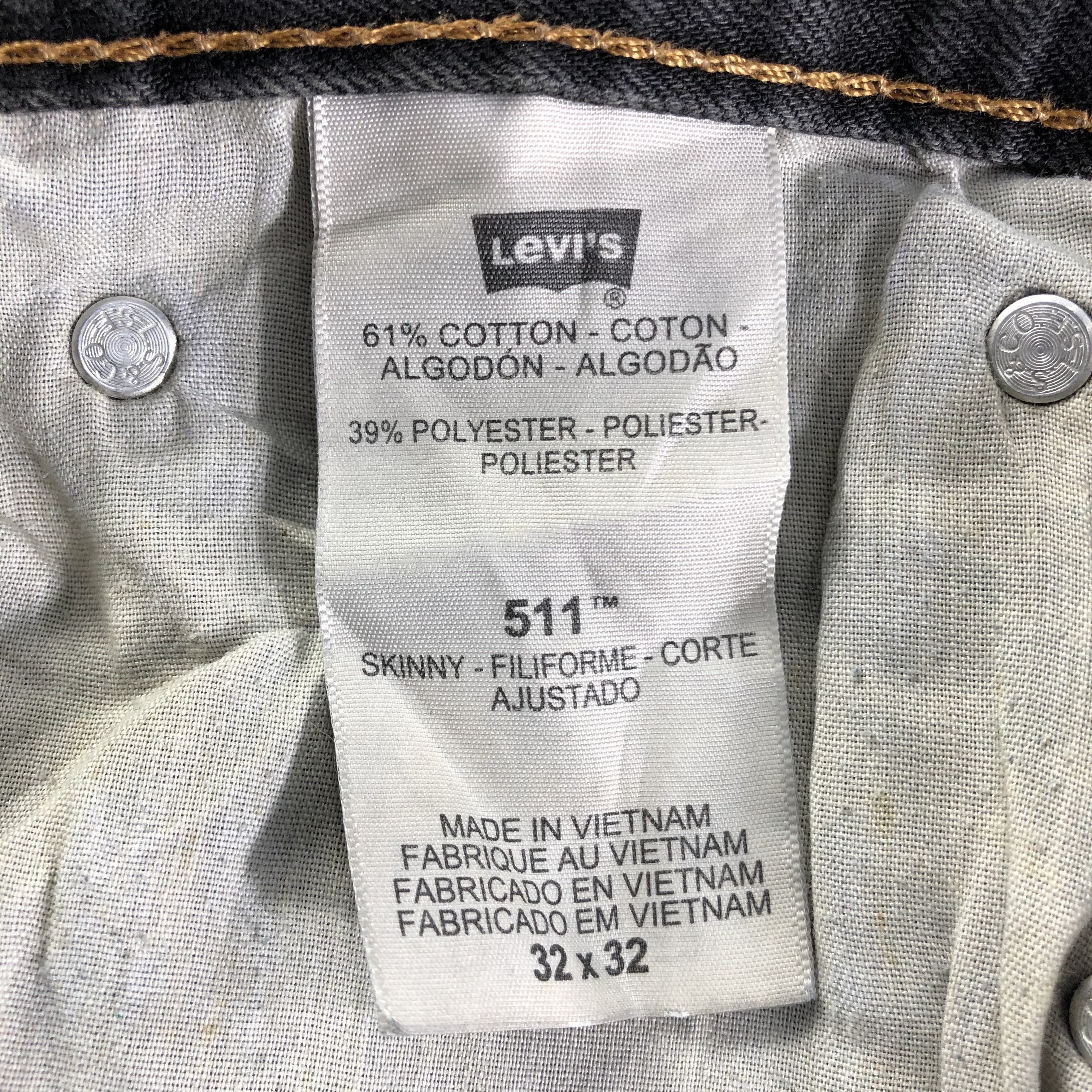 Levi's Vintage Levis 511 Jeans-J3113 Size US 34 / EU 50 - 12 Thumbnail